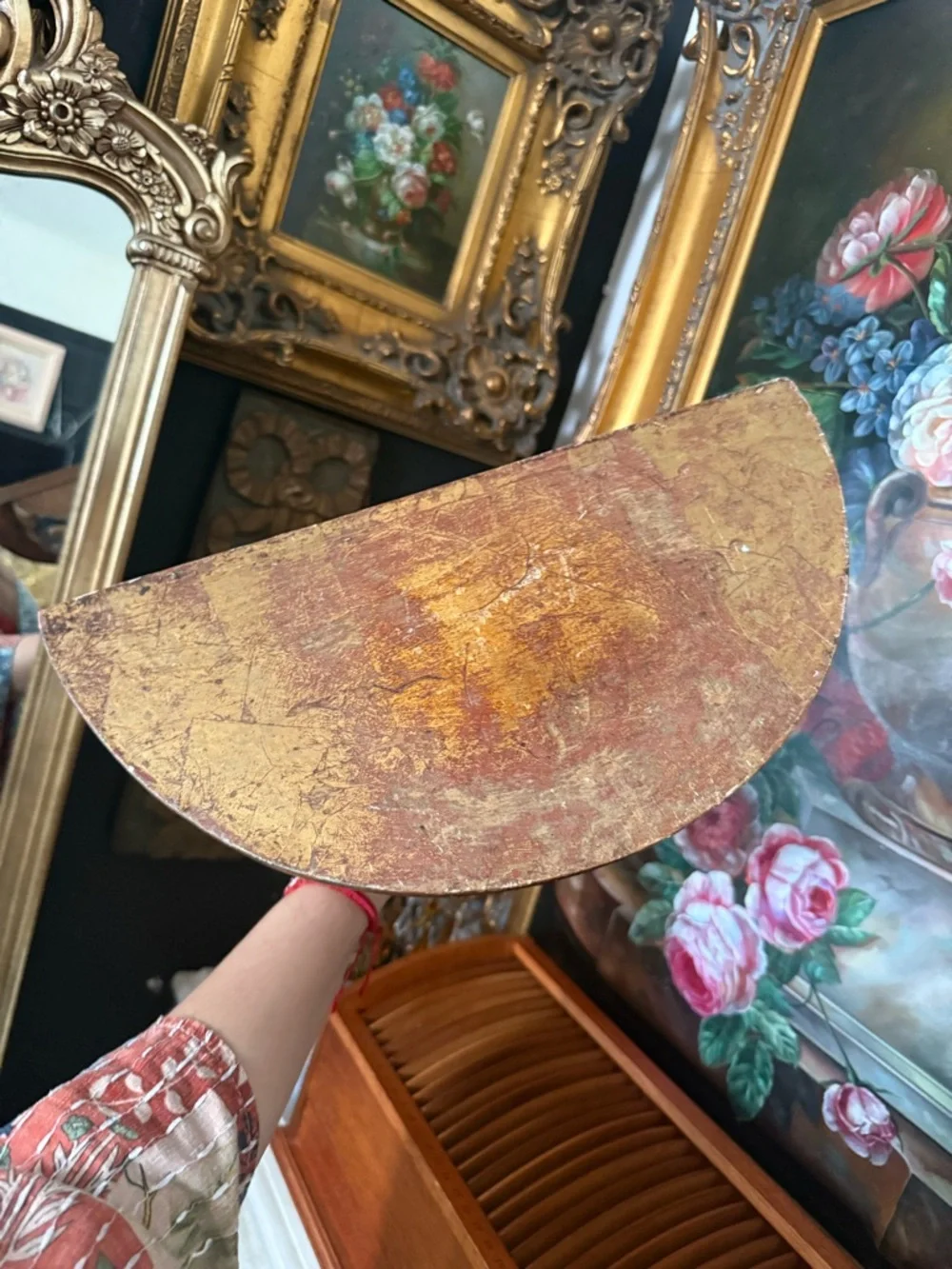 Large wood shelf